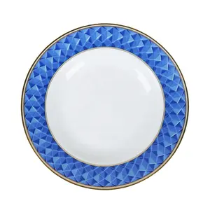 Service de vaisselle de table en céramique blanche, 8 ", haute température, assiettes de cuisson, bol à soupe, sushis, Pot plat
