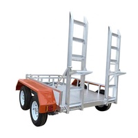 Remorque résistante de transporteur de remorque de lit plat ATV pour la mini excavatrice