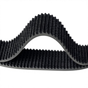 Aanpasbare HTD-2M Zwarte Rubberen Tandriem Hoge Temperatuurbestendigheid Getande Transmissie voor Drukkerijen OEM Ondersteuning - Product Image 6