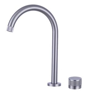 <span class=keywords><strong>Rubinetto</strong></span> per lavabo HONGDEC con manopola, ad arco alto, anti-intasamento, nero opaco, resistente alle macchie, facile da pulire, miscelatore per lavabo da bagno - Product Image 5