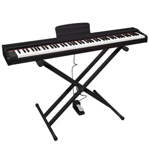 터치 감도 키가있는 88 키 우드 디지털 피아노 <span class=keywords><strong>MIDI</strong></span> USB 키보드 악기 프로 플레이어를위한 드림 칩 피아노 - Product Image 5