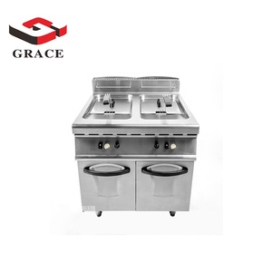 <span class=keywords><strong>Friggitrice</strong></span> Professionale a Gas da 40 <span class=keywords><strong>Litri</strong></span> per Ristoranti, Attrezzatura da Cucina per Fast Food, Macchina per Friggere Patatine Fritte/Pollo/Churros - Product Image 2