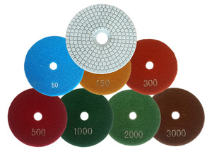 Discos de Pulido de Diamante y Resina PMS de 7 Pulgadas (180 mm) para Pulido en Seco o Húmedo de Mármol y Granito - Product Image 6