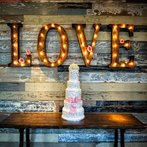 3D gigante amor letras bombilla palabra boda marquesina personaje LED signo al por mayor LED canal letras fabricante - Product Image 5