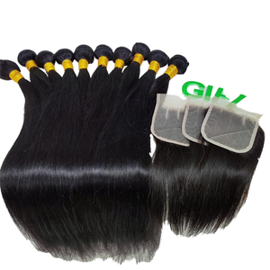 Cabello Humano Brasileño Remy al por Mayor, Liso, 12 Pulgadas, Paquete de Cabello para Tejer, 12A, Sin Enredos, Sin Caída, Teñido - Product Image 1