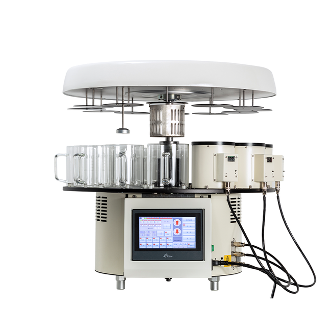 Histological Vacuum Auto Tissue Processor with Clear Glass Jar Circular Shape Automatic Tissue Processor
