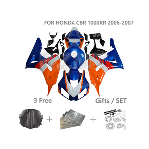 ชุดแฟริ่งสำหรับ HONDA CBR1000RR ปี 2006 2007 CBR 1000RR ชุดแฟริ่งมอเตอร์ไซค์แบบกำหนดเอง ชุดอะไหล่ตัวถังแบบฉีด ABS รุ่น H1007-114a - Product Image 1