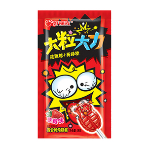Fruta de caramelo mezclada, caramelo duro, piruleta, 16g, venta al por mayor