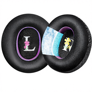 Сменные амбушюры Jomwag Magic Ice <span class=keywords><strong>Gel</strong></span> для Zone-High-Density: шумоизоляция и охлаждение (черный/фиолетовый) - Product Image 1