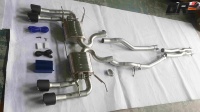 Système d'échappement Catback Performance SS304 avec valve à vide pour Jaguar F-TYPE 5.0T V8 2018+ à quatre sorties