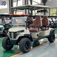 Nouvelle Voiturette de Golf Électrique à Énergie Solaire 4 Places Homologuée pour la Route avec Batterie au Lithium, Voiturette de Luxe pour Complexes Hôteliers et Visites Touristiques (Direct Usine)