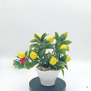 Árboles Frutales Artificiales, Bonsái de Paisaje, Árboles Frutales Simulados, Plantas Artificiales en Maceta para Decoración del Hogar, Cocina y Hotel - Product Image 5