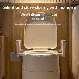 <strong>Portable</strong> Household Bedside <strong>Toilet</strong> <strong>for</strong> Pregnant Women and Elderly Plastic Material Simple Design - Product Image 4