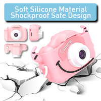 Caméscope vidéo 2 pouces IPS double objectif HD 1080P pour enfants, appareil photo numérique pour Selfie, Mini caméras vidéo pour enfants