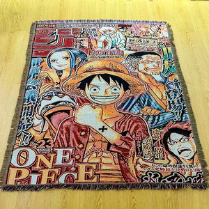 Vente en gros de tapisseries tissées multi-designs populaires inspirées de l'anime Ninja <span class=keywords><strong>Pirate</strong></span> pour la décoration murale et de canapé à la maison - Product Image 3