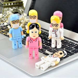 कार्टून प्रकार डॉक्टर नर्स मेमोरी स्टिक Pendrive 64gb Cle यूएसबी फ्लैश डिस्क ड्राइव 16gb 4 8 32 128gb कार्टून यूएसबी फ्लैश ड्राइव - Product Image 3