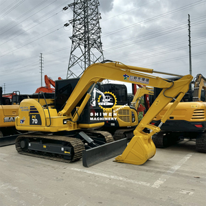 Excavadora Usada de 7 Toneladas Komatsu PC70 con Certificado CE EPA, Motor Original KOMATSU PC70 PC110 PC130 con Pocas Horas de Uso, Mini Excavadora - Product Image 2