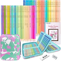 Ensemble de crayons de couleur à base d'huile Macaron 50 couleurs - Fournitures d'art professionnelles pour le dessin et la peinture, vente en gros d'usine