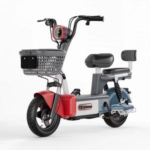 Vélo électrique pour femmes adultes HONGYI HY-7 à 12 vitesses, cadre en acier au carbone, assistance au pédalage, autonomie de 50 km, double suspension, batterie au plomb-acide - Product Image 2