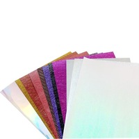 Papier pailleté écologique en pâte chimique pour accessoires de mode et fournitures artisanales, vert scintillant non toxique, direct usine