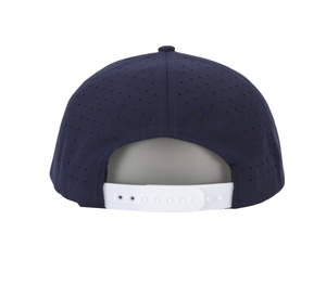 หมวกกอล์ฟแบบ 5 แผง ปักโลโก้ 3 มิติ แบบกำหนดเอง ตัดด้วยเลเซอร์ มีรูระบายอากาศ ผ้าโพลีเอสเตอร์กันน้ำ พร้อมเชือก หมวกเบสบอล - Product Image 3