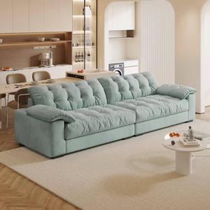 Divano da <span class=keywords><strong>soggiorno</strong></span> Premium popolare divano di lusso <span class=keywords><strong>moderno</strong></span> Cloud mobili <span class=keywords><strong>per</strong></span> la casa bianco crema tessuto Design divano <span class=keywords><strong>per</strong></span> la stanza - Product Image 6