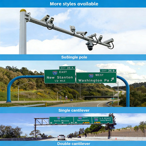 Poste <span class=keywords><strong>de</strong></span> Señalización <span class=keywords><strong>de</strong></span> Tráfico <span class=keywords><strong>de</strong></span> Acero Galvanizado en Caliente <span class=keywords><strong>de</strong></span> Alta Resistencia a la Corrosión, 3m-12m, Señalización Direccional Vertical para Carreteras - Product Image 4
