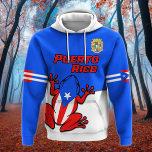 Puerto <span class=keywords><strong>Rico</strong></span> 3D Digital Impreso Sudadera con capucha de gran tamaño Bandera Sudadera para hombres y mujeres Unisex Adulto Puerto <span class=keywords><strong>Rico</strong></span> Bandera Ropa - Product Image 3