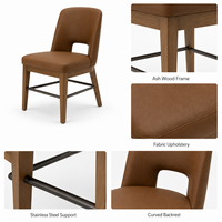 Ensemble complet de table et chaises de salle à manger pour hôtel, style traditionnel français