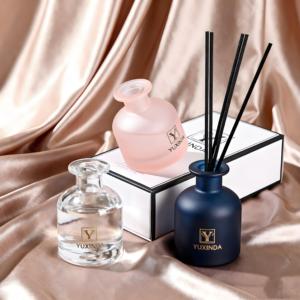 50ml 100ml 150ml 200ml Miệng Lớn bụng lớn thời trang Hương liệu thủy tinh khuếch tán chai Miệng phẳng cho bộ khuếch tán sậy - Product Image 6