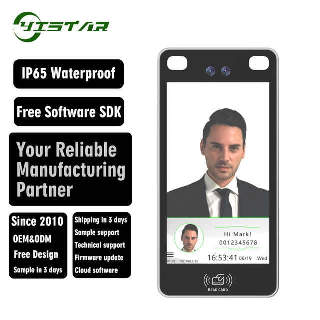 OEM Logo Biometric Access Control Cabinet WIFI Face Recognition Waterproof Night Vision Intercom 4G Fingerprint Reader Reset