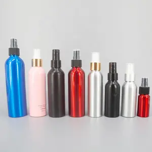 Vaporisateur vide en aluminium en gros pour bouteilles en aluminium de personnalisation d'eau de parfum chimique