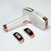 Épilateur IPL sans fil OEM avec 9 999 999 flashs et 3 fonctions HR/SC/RA, compresse de glace, appareil d'épilation au laser rechargeable