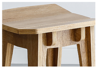 Chaise en bois minimaliste pour enfant, pliable, facile à déplacer, pour appartement, chambre, salon, école, salle à manger, atelier, ferme