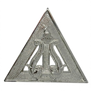 Masonic regalia Royal Ark Mariner (RAM) เจ้าหน้าที่อัญมณี-organist อัญมณี Freemason ชุบสีทองเงิน - Product Image 1