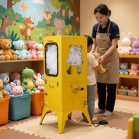 Mini machine à rembourrer les ours en peluche DIY pour créer des poupées personnalisées - Machine à remplir les textiles pour enfants Build a Bear