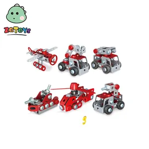 Zhiqu Toys 어린이 3 Diy 3 차원 금속 조립 모델 퍼즐 7 소년 6 y를위한 수제 지능 개발 장난감