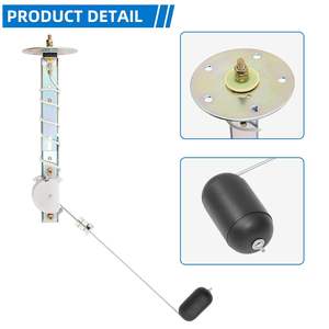 0-90 オーム燃料送信ユニット 5 インチ-27 インチ (125 ミリメートル-680 ミリメートル) ボート燃料水タンクレベルセンサーマリンオートカートラックオリバー - Product Image 2