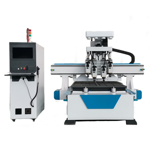 मल्टी हेड रोटरी बड़ा लकड़ी cnc राउटर 4 अक्ष cnc राउटर मशीन स्वचालित उपकरण परिवर्तन के साथ - Product Image 1