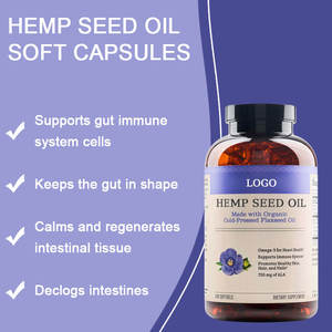 OEM/ODM Kapsul Softgel <span class=keywords><strong>Hemp</strong></span> untuk Minyak dengan Asam Lemak Omega-3 & Ekstrak <span class=keywords><strong>Hemp</strong></span> Manfaat Antioksidan untuk Dewasa - Product Image 2