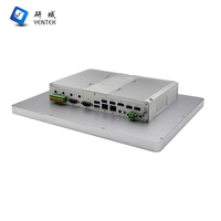 YENTEK Factory 6 RS232 COM 2 LAN VESA Panel de montaje en pared PC HMI PLC conectado IP65 -20 ℃ ~ 60 ℃ Temperatura de funcionamiento Panel industrial PC