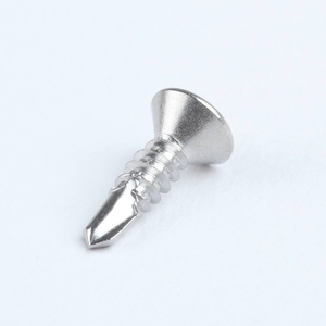 Din <span class=keywords><strong>7504P</strong></span> Acero inoxidable 304/316 Rosca fina Cruz Empotrada Cabeza avellanada Tornillos de perforación Rosca métrica - Product Image 2