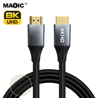 Câble HDMI 2.1 plaqué or personnalisable sur mesure en usine, 8K