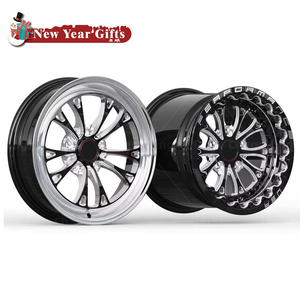 Mới phía trước và phía sau hai mảnh bánh xe 5x120.65 5x4.75 năm nói thiết kế xay & giả mạo beadlock bánh xe <span class=keywords><strong>15</strong></span> 17 inch cho Corvette C6 - Product Image 1