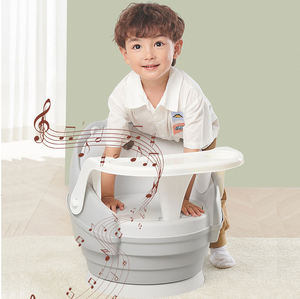 Produits pour bébés de haute qualité <span class=keywords><strong>anti</strong></span>-dérapant rotation bébé chaise de salle à manger mignon Lion Design Durable bébé alimentation dîner et chaise de jeu - Product Image 3