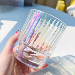 Vaso de Vidrio Colorido con Asa para Beber Café, Té o Agua, con Tapa de Paja con Diseño de Nube - Product Image 6