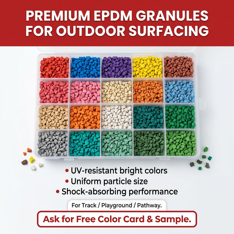 Recycling Granules Non Toxic Safety Epdm