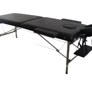 Portable Massage <b>Table</b> Metal Frame Medium-Density Sponge <b>Folding</b> Design For Beauty And Body Massage - Product Image 1