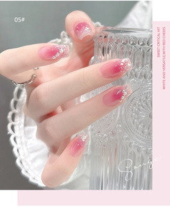 Set de Esmalte de Uñas en Gel Francés No Tóxico de 15 ml, Degradado Semipermanente, <span class=keywords><strong>Kit</strong></span> de <span class=keywords><strong>Manicura</strong></span> con Luz UV LED - Product Image 6