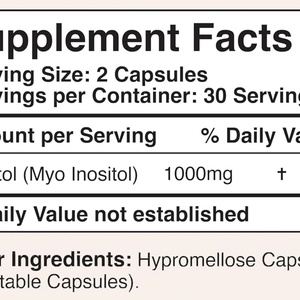 Suplemento de Inositol al por Mayor, Cápsulas de Inositol para el Bienestar Femenino y Apoyo a la Armonía Saludable - Product Image 2